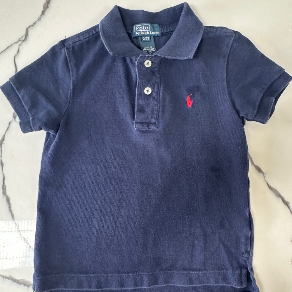 Polo by Ralph Lauren Toddler Navy Blue Polo Shirt